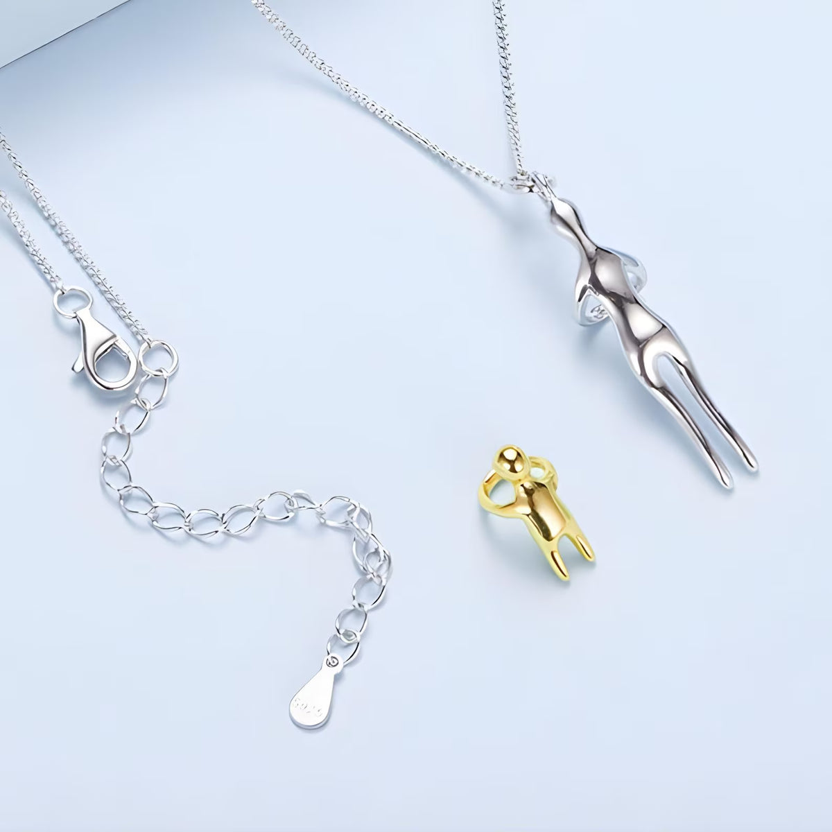 To My Daughter - "father Daughter Hug" Necklace