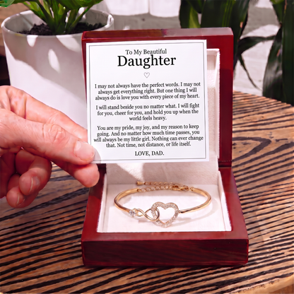 To My Daughter - "My Little Girl" Bracelet
