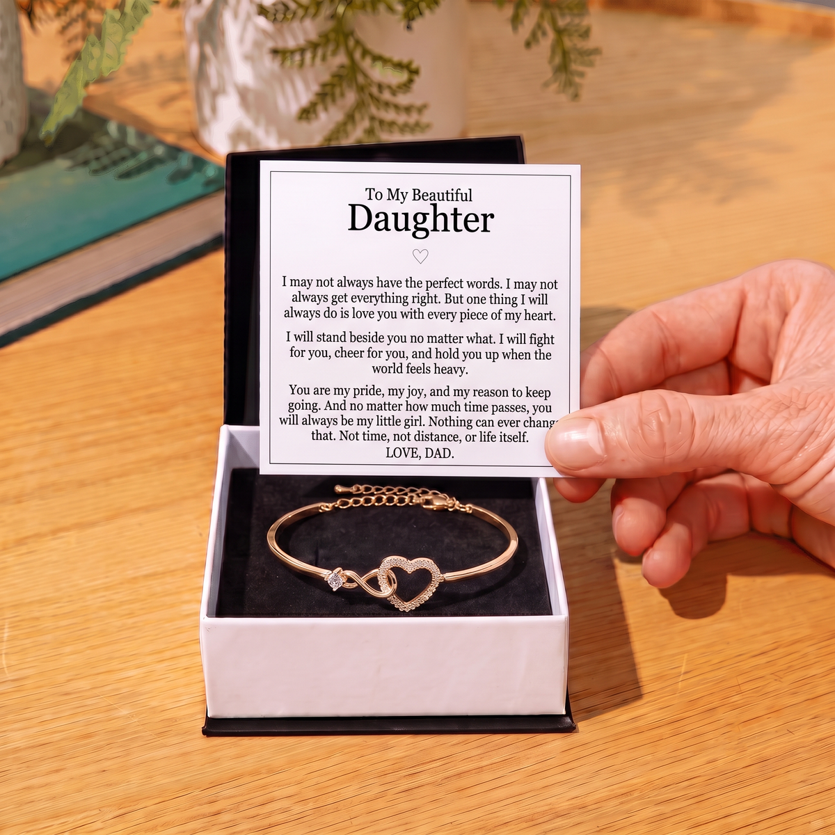 To My Daughter - "My Little Girl" Bracelet