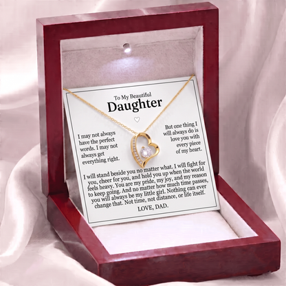 To My Daughter - "My Little Girl" Necklace