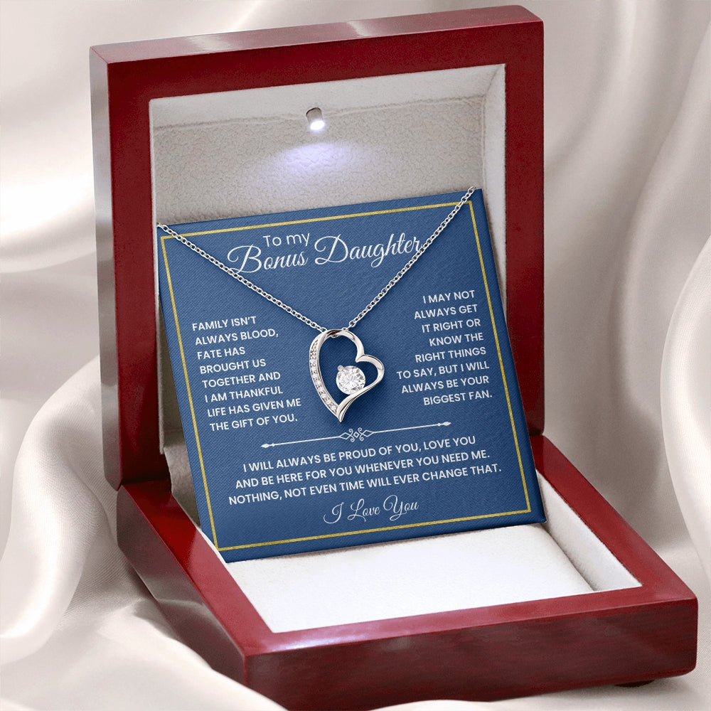 To My Bonus Daughter - "The Gift of You" Necklace