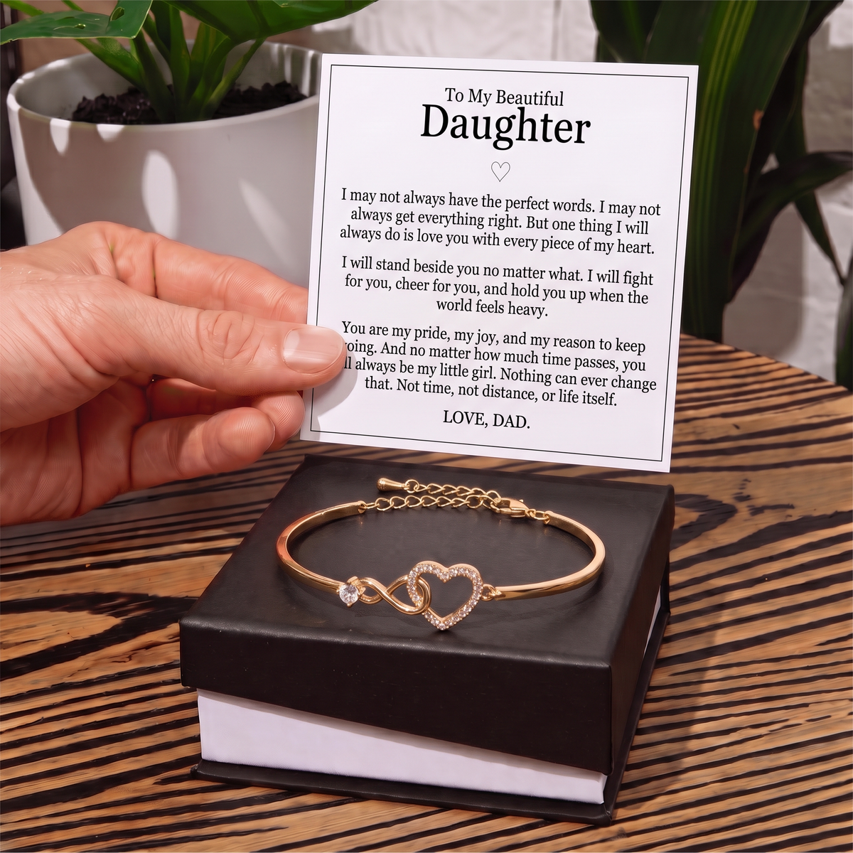 To My Daughter - "My Little Girl" Bracelet