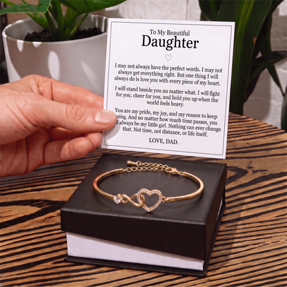 To My Daughter - "My Little Girl" Bracelet