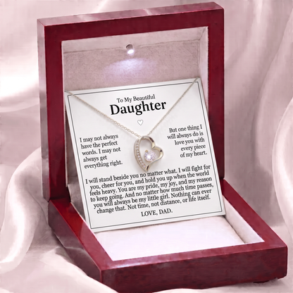 To My Daughter - "My Little Girl" Necklace
