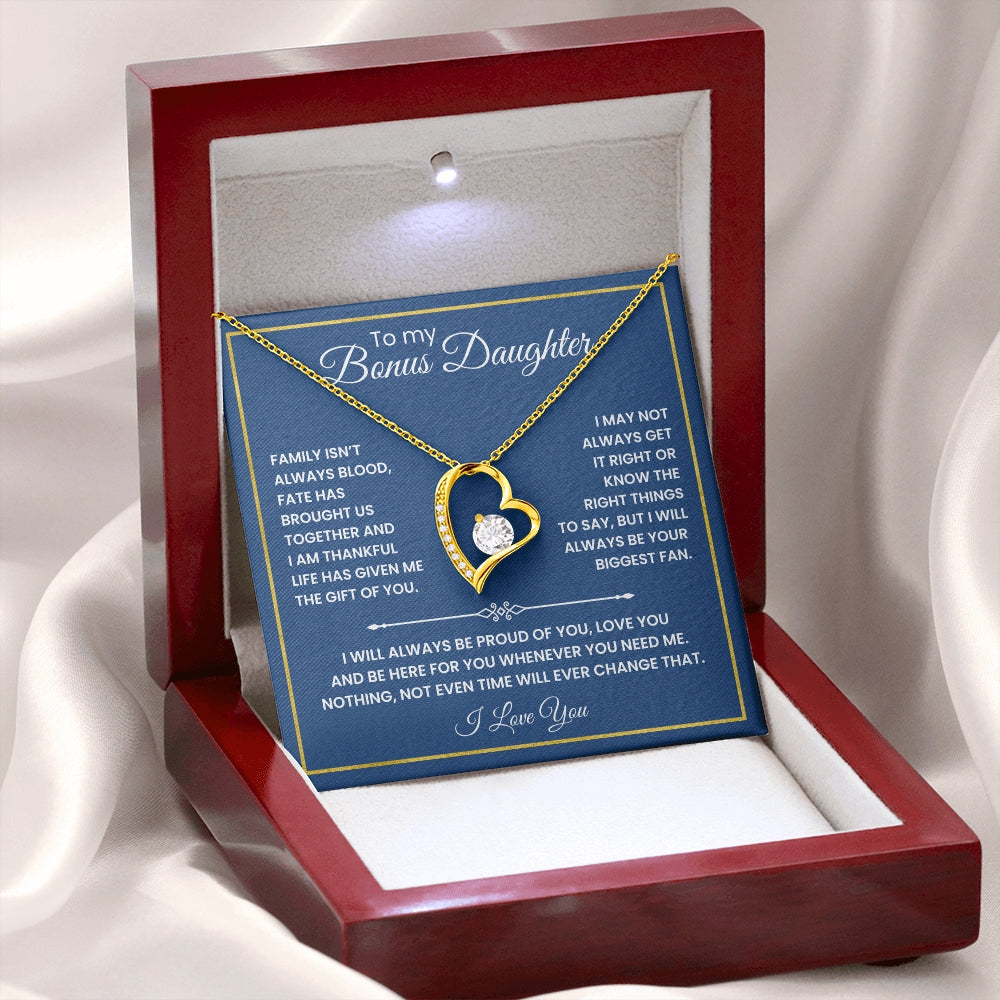 To My Bonus Daughter - "The Gift of You" Necklace