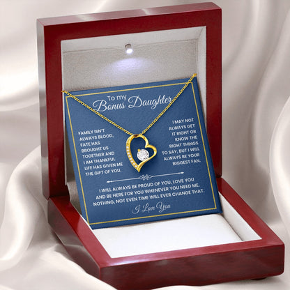 To My Bonus Daughter - "The Gift of You" Necklace