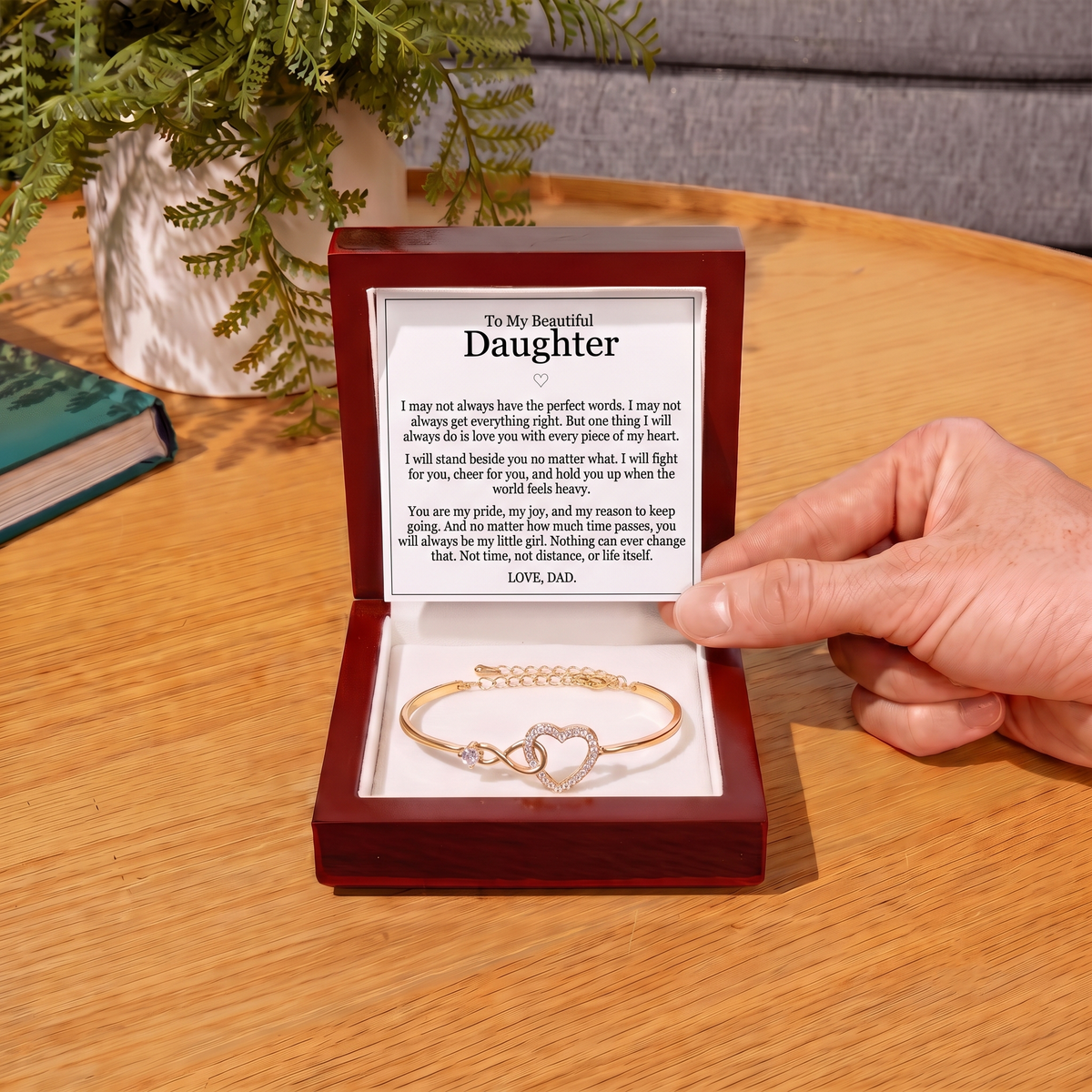 To My Daughter - "My Little Girl" Bracelet