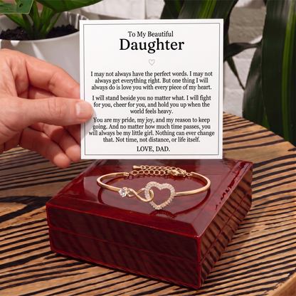 To My Daughter - "My Little Girl" Bracelet