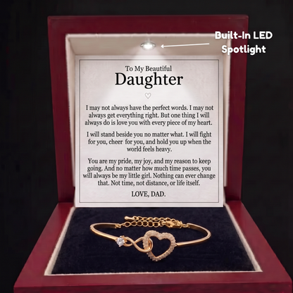 To My Daughter - "My Little Girl" Bracelet