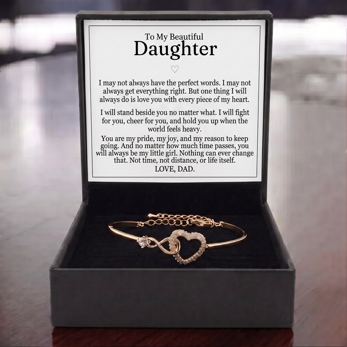 To My Daughter - "My Little Girl" Bracelet
