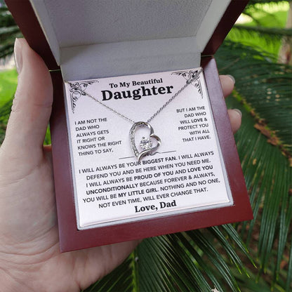 To my Daughter - "My Little Girl" Necklace from Dad