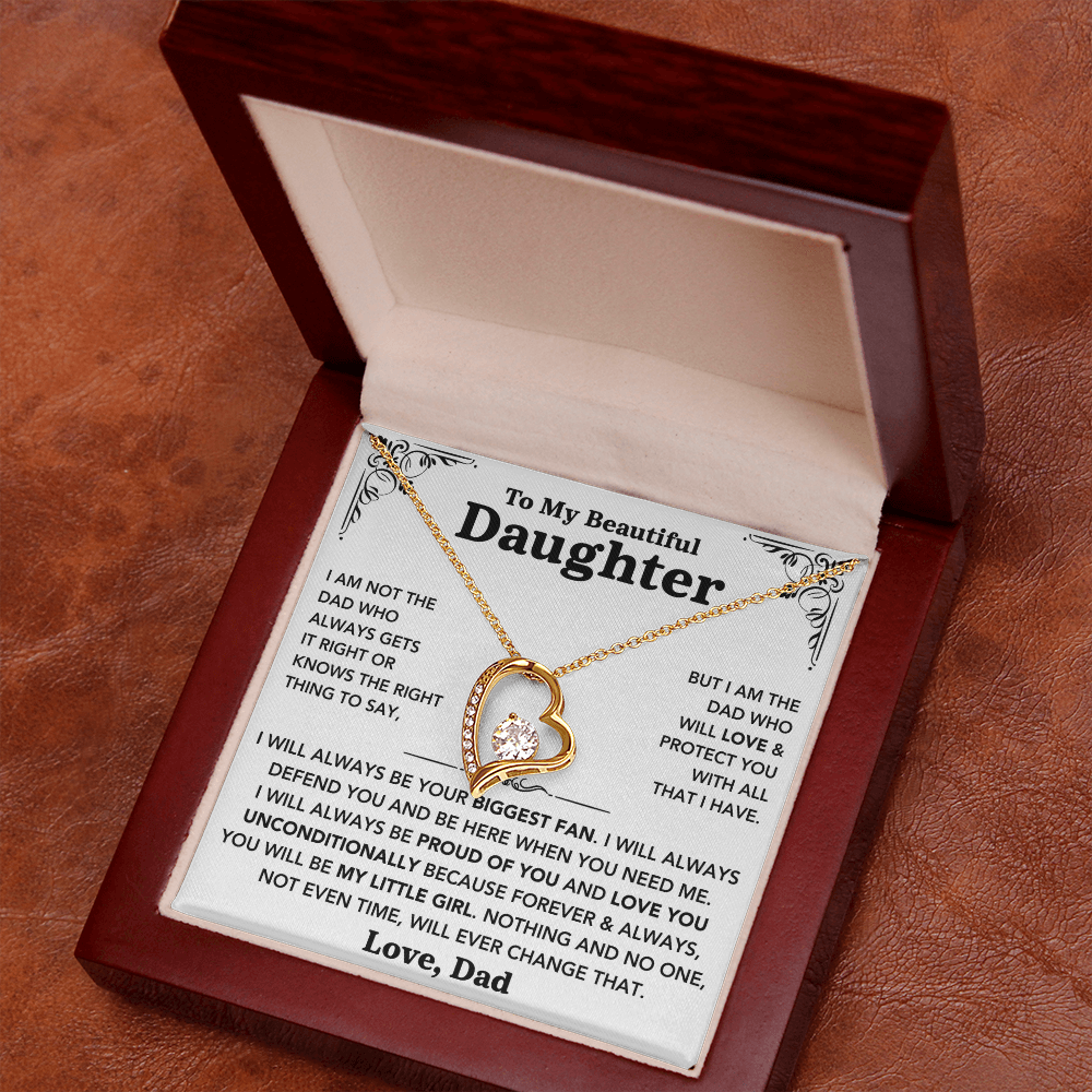 To my Daughter - "My Little Girl" Necklace from Dad