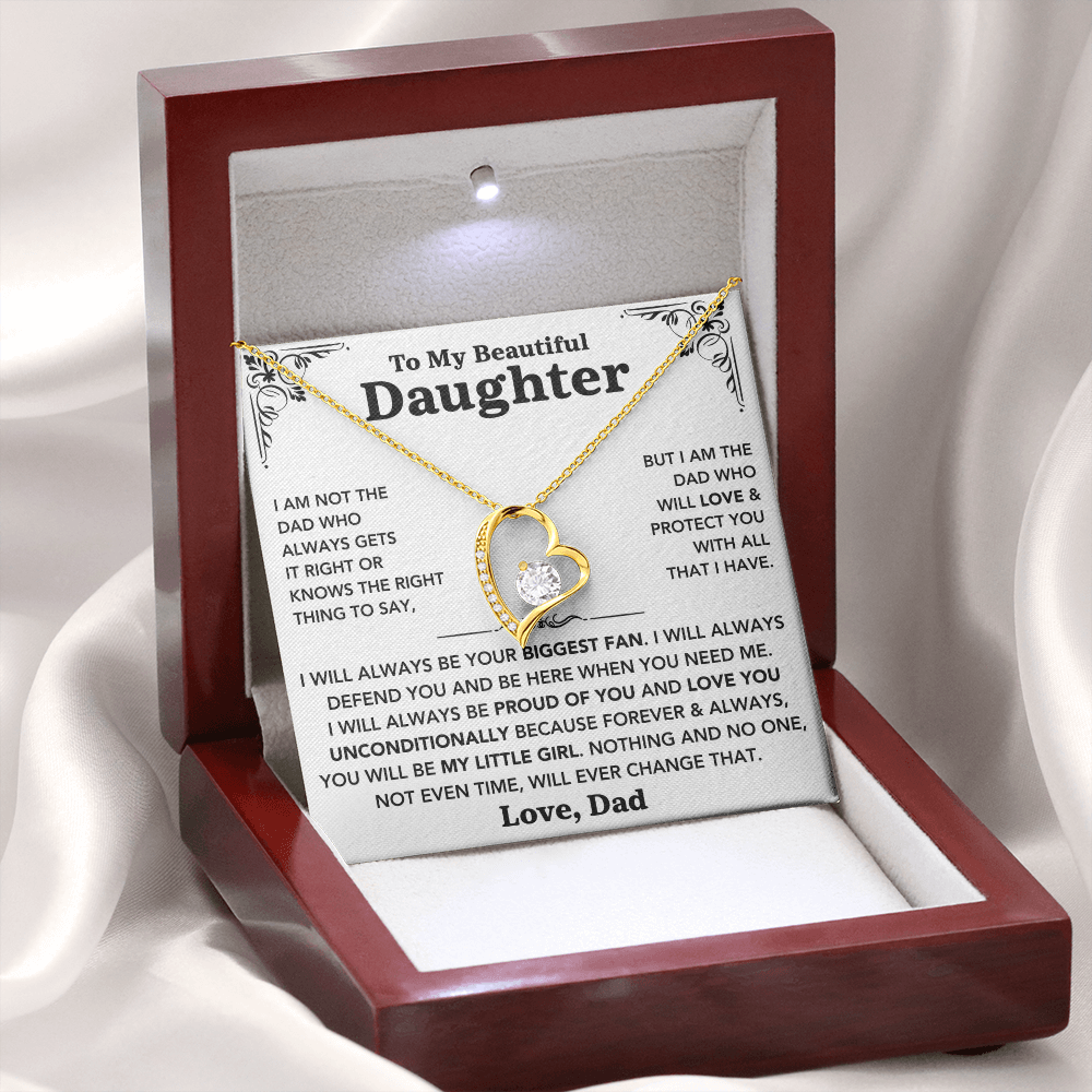 To my Daughter - "My Little Girl" Necklace from Dad