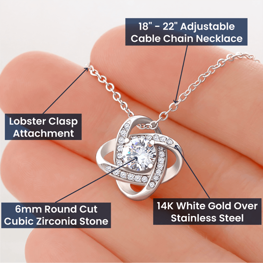To My Bonus Daughter - "My Family Forever" Necklace