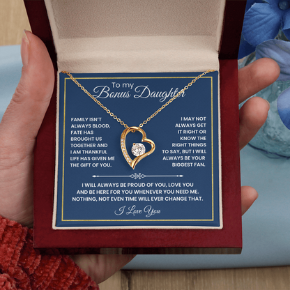 To My Bonus Daughter - "The Gift of You" Necklace