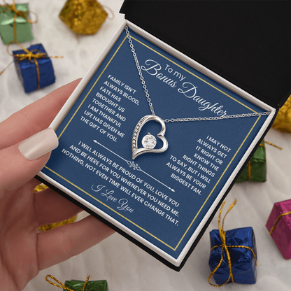 To My Bonus Daughter - "The Gift of You" Necklace