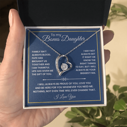 To My Bonus Daughter - "The Gift of You" Necklace