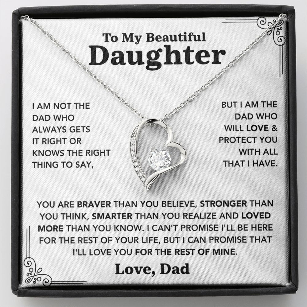To My Daughter – Forever Love Necklace from Dad