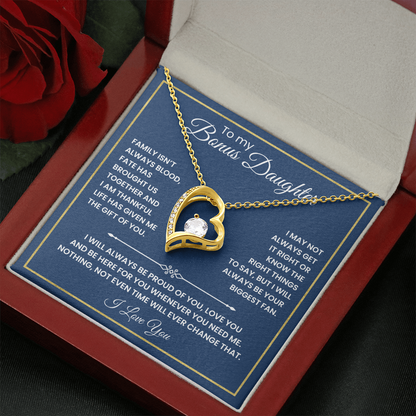 To My Bonus Daughter - "The Gift of You" Necklace