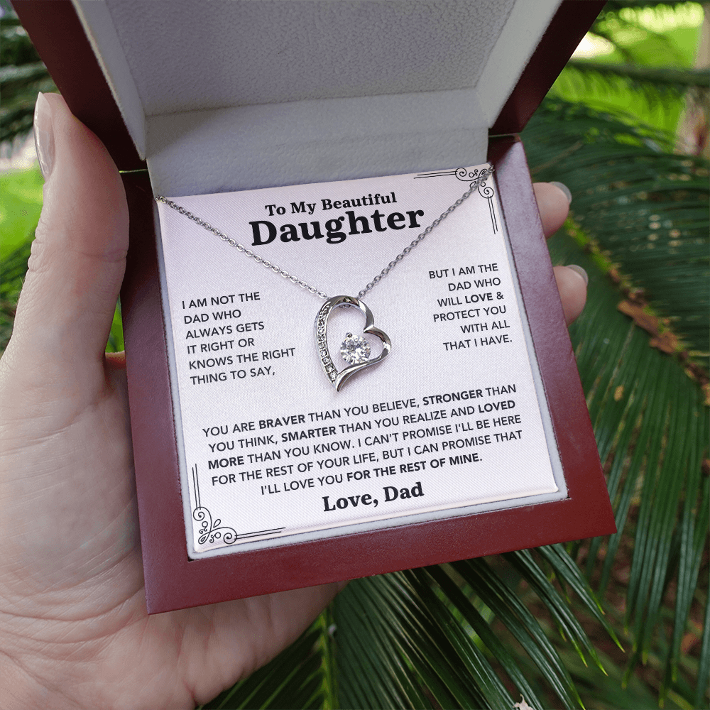 To My Daughter – Forever Love Necklace from Dad